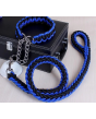 LuckyDogs Fila vodiace set - čierna modrá S 25-30cm
